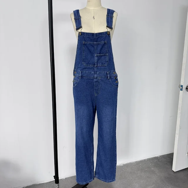 Casual Loose Denim Overalls for Women Detail