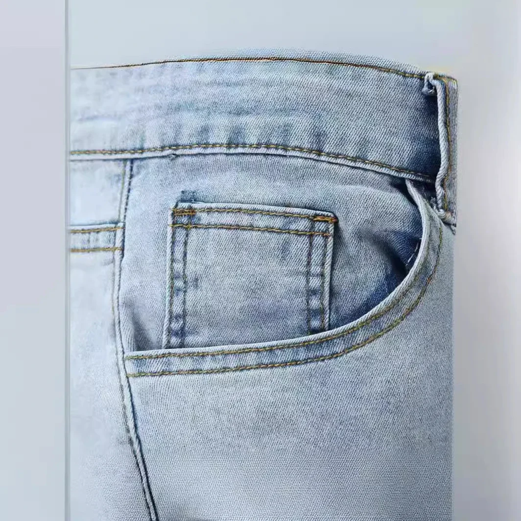 Men's Ripped Fashion Washed Jeans
