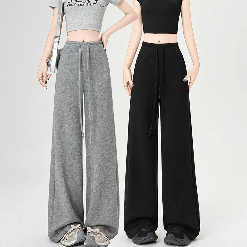 2025 Fall Women's Air Layer Wide - Leg Trousers