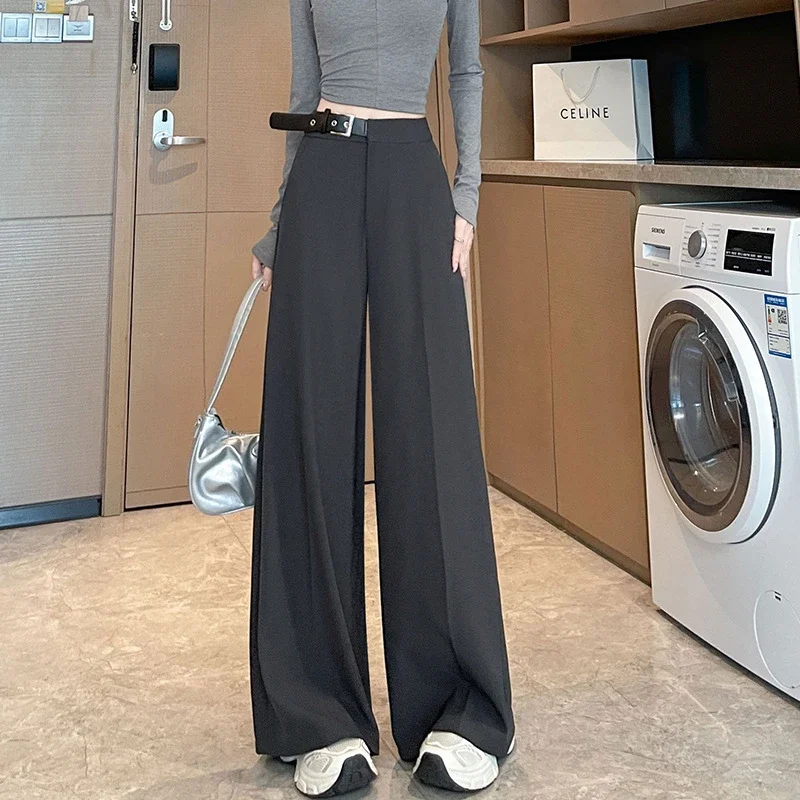 2025 Fall Old Money Style Wide-Leg Trousers