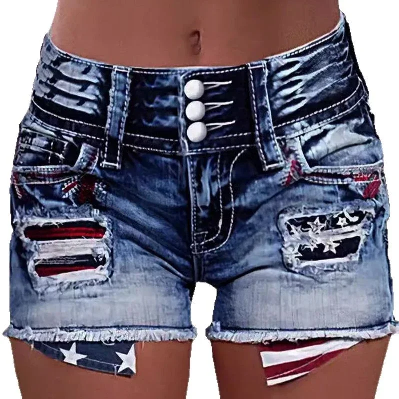 High-waisted Slim Straight Jeans
