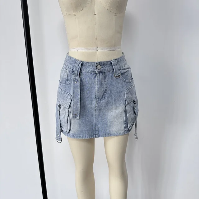 Spicy Girl Denim Skirt Detail