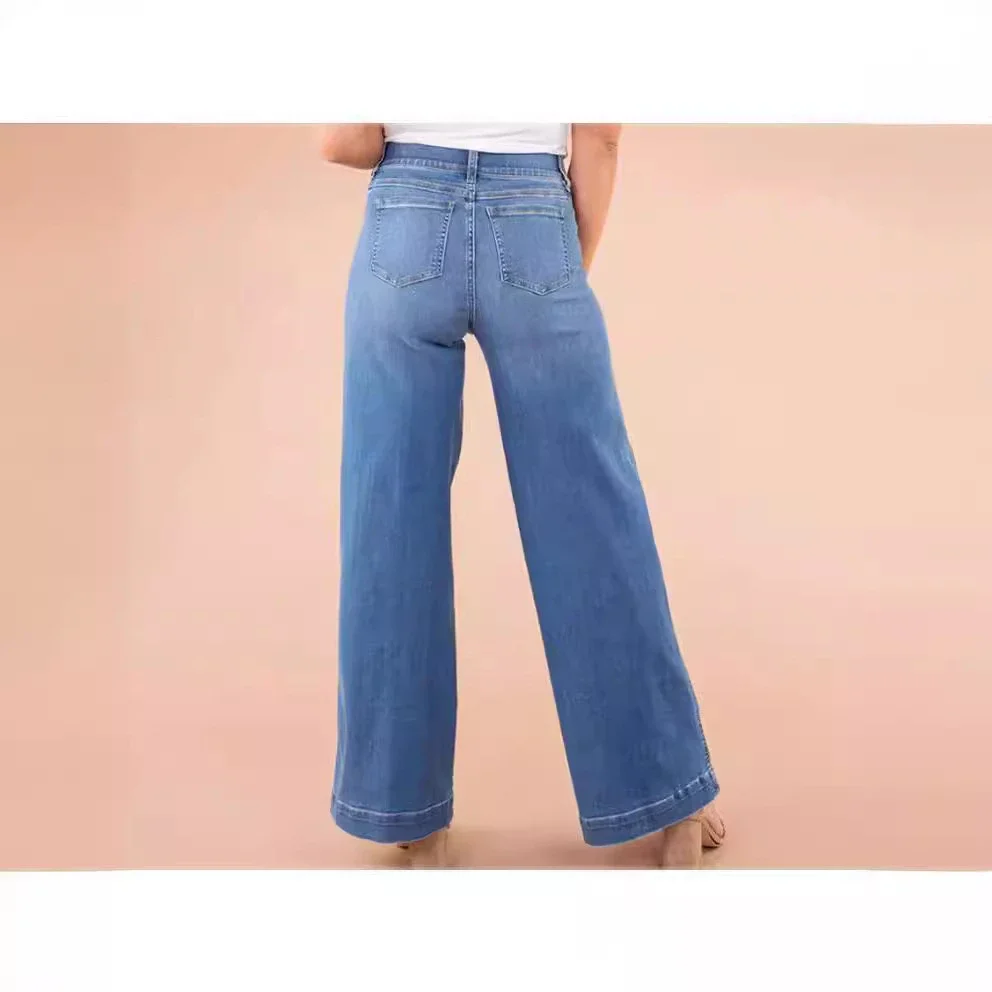 Fashionable Stretch Denim Pants for Women