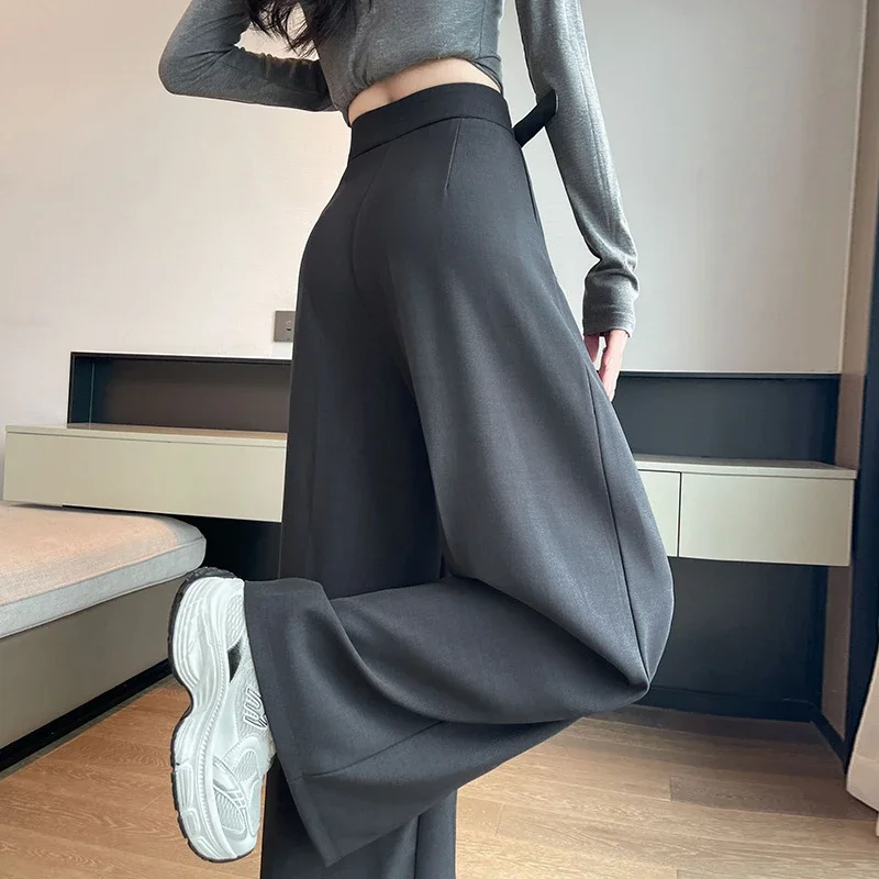 2025 Fall Old Money Style Wide-Leg Trousers
