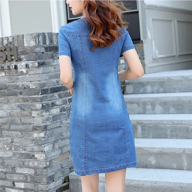 Euro - US Sourcing Summer Denim Dress Detail