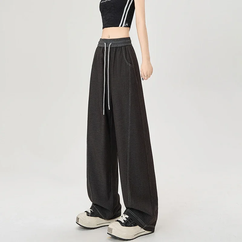 2025 Fall Tencel Denim Banana Wide-Leg Pants