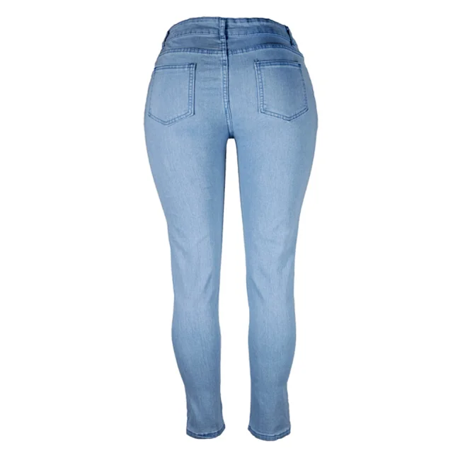 Women's Slim Denim Fashion Skinny Pants Detail
