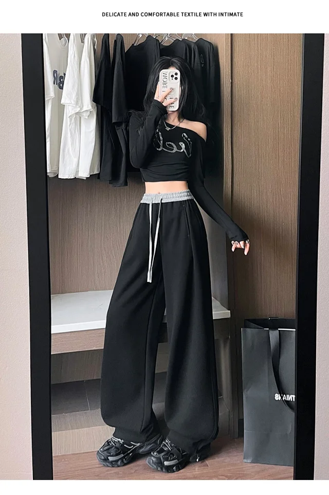 2025 Trendy Lightweight Pants - Fall New Color - Block Joggers for Women Detail