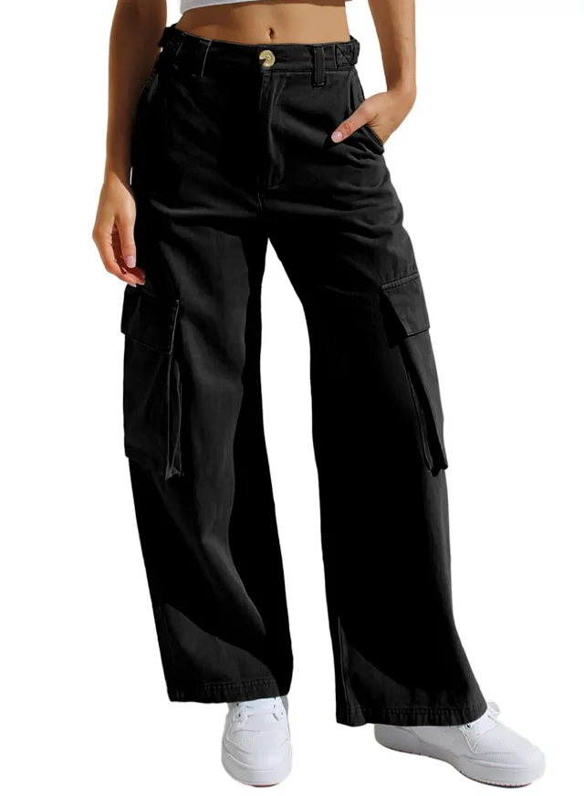 Eaby Multi - Pocket Cargo Jeans for Women Detail