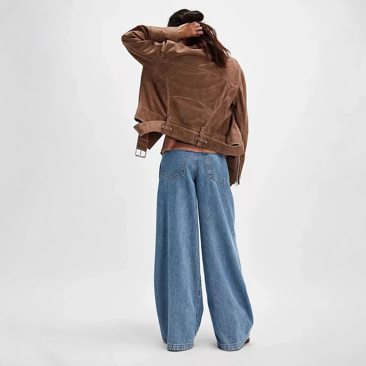 Factory Direct Sale Retro Wide-Leg Jeans