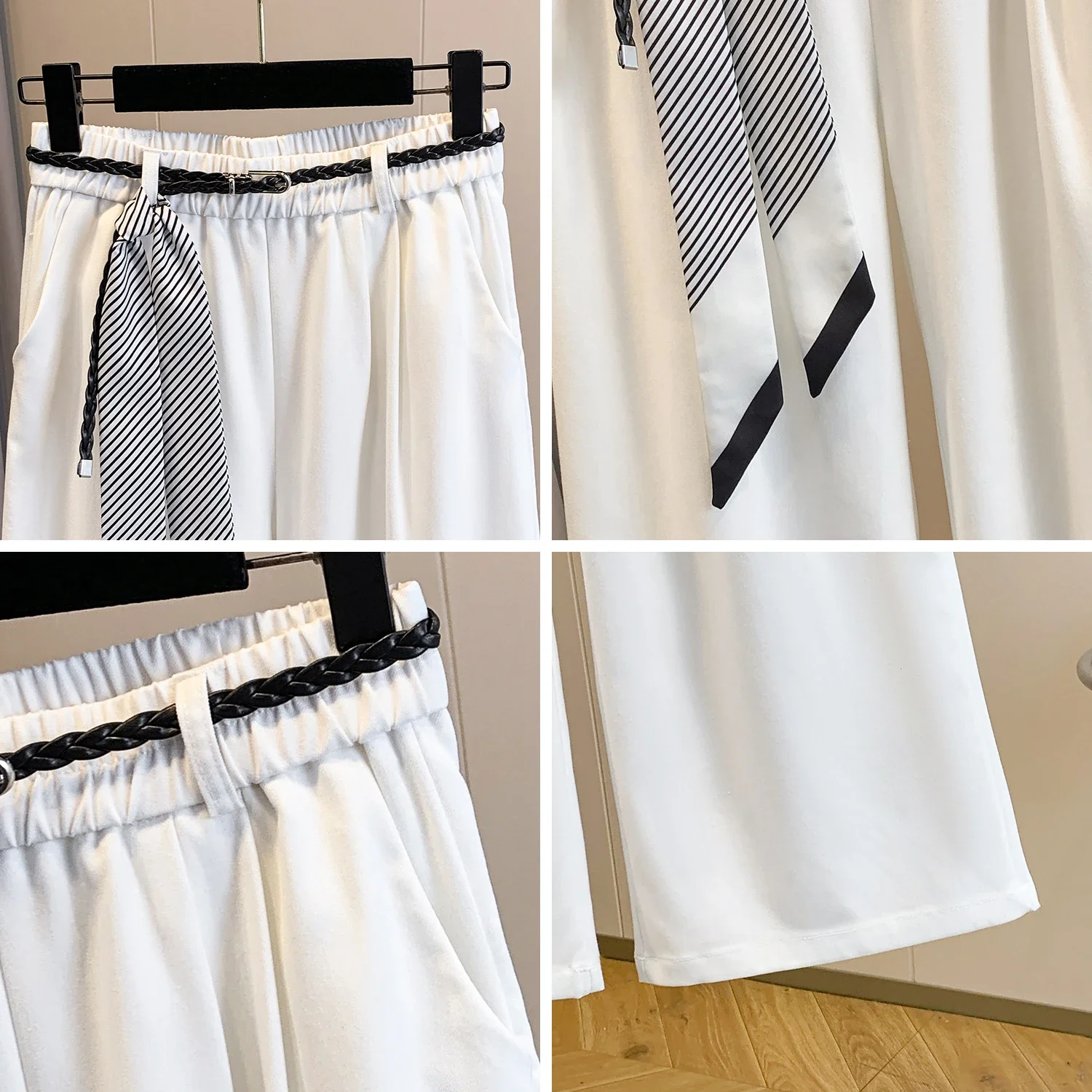 Korean-style Age-defying Wide-leg Casual Pants for Women