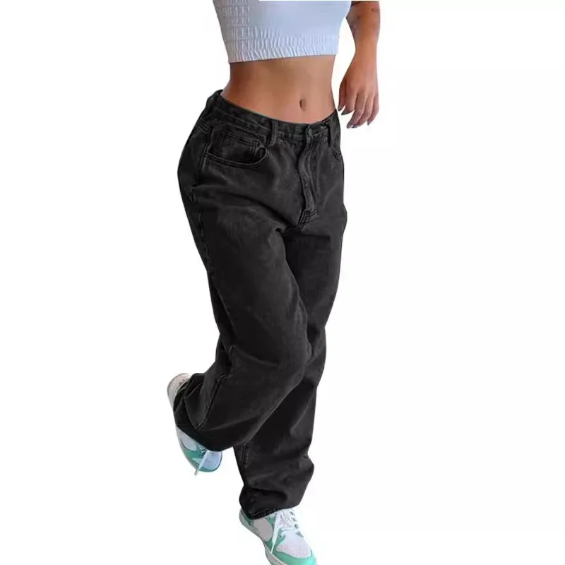 Casual Retro Loose Denim Pants for Women