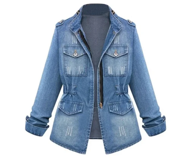 Fashionable Denim Jacket for Women Detail