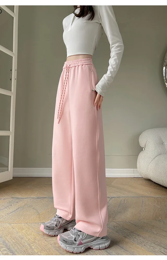 2025 Fall Wide-Leg Pants for Women Detail