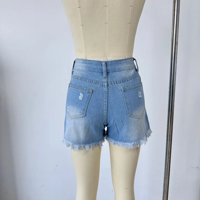 GM2631# Euro-American Summer Denim Shorts Detail