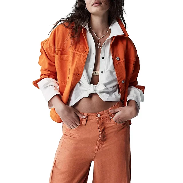 Loose Stylish Denim Jacket for Women (EU/US Style) Detail