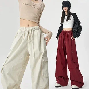 European Style Wide-Leg Sweatpants Detail