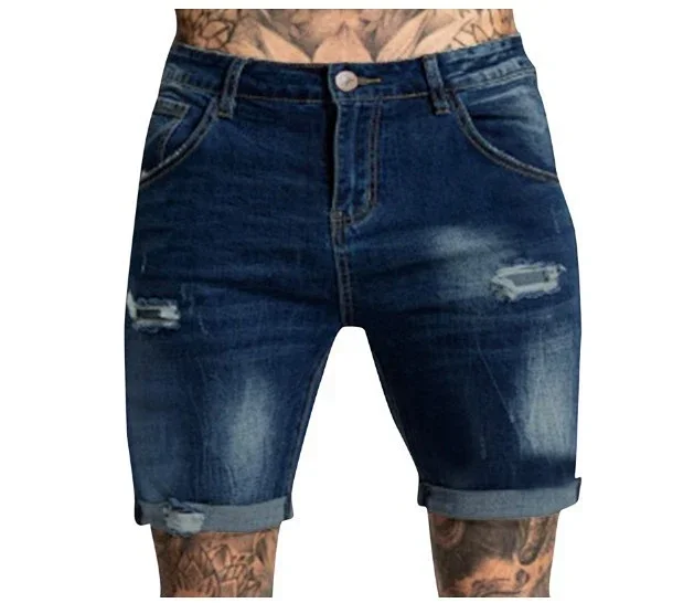 Elastic Ripped Jeans for EU/US Detail
