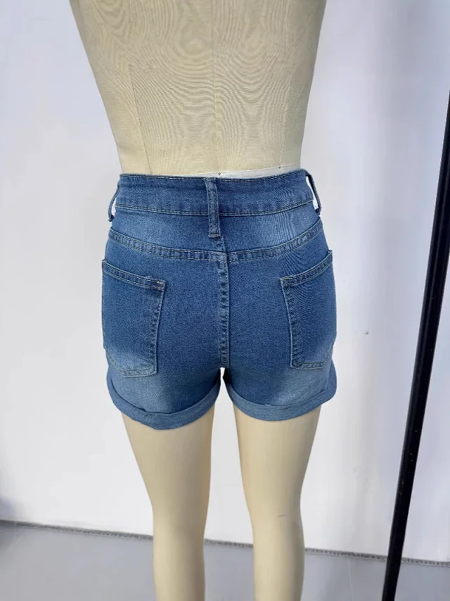 Amazon 2025 Summer Denim Shorts for Women Detail