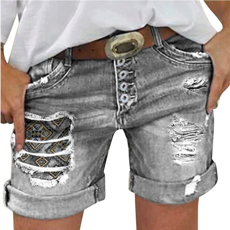 European Sourced Slim Denim Shorts