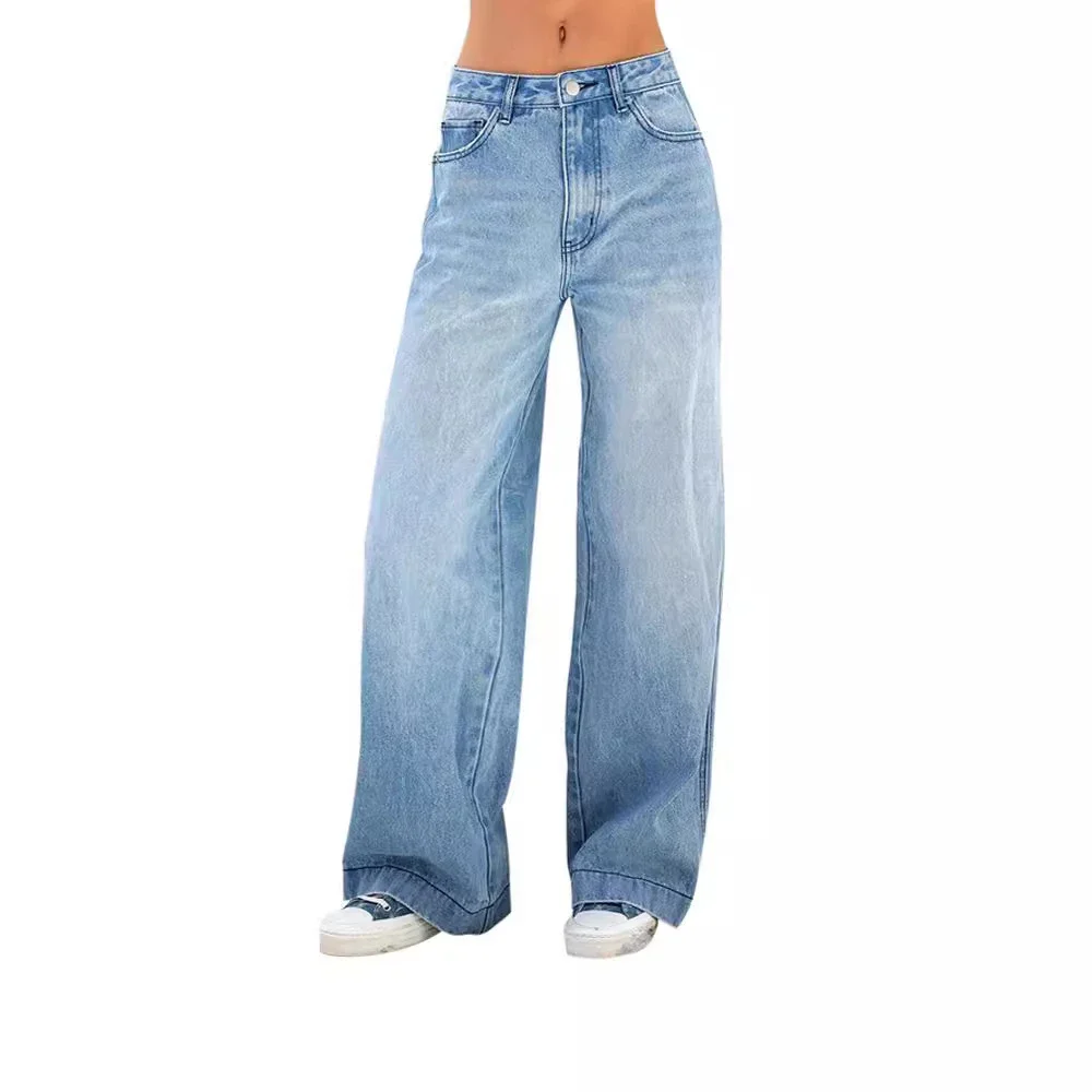 Women's Loose Wide-Leg Jeans (Factory Direct)