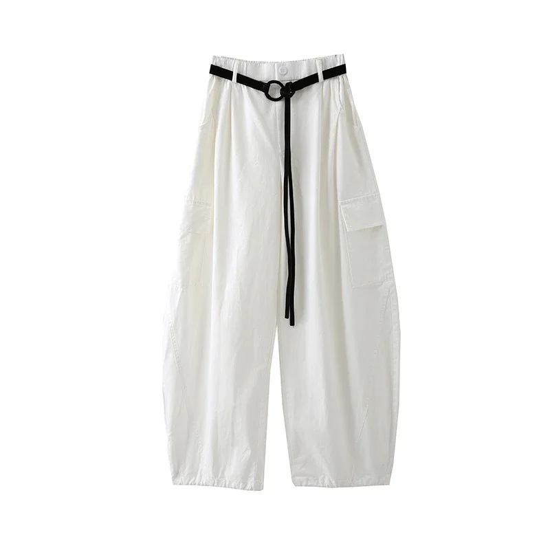 American High-waisted Slimming Cargo Pants