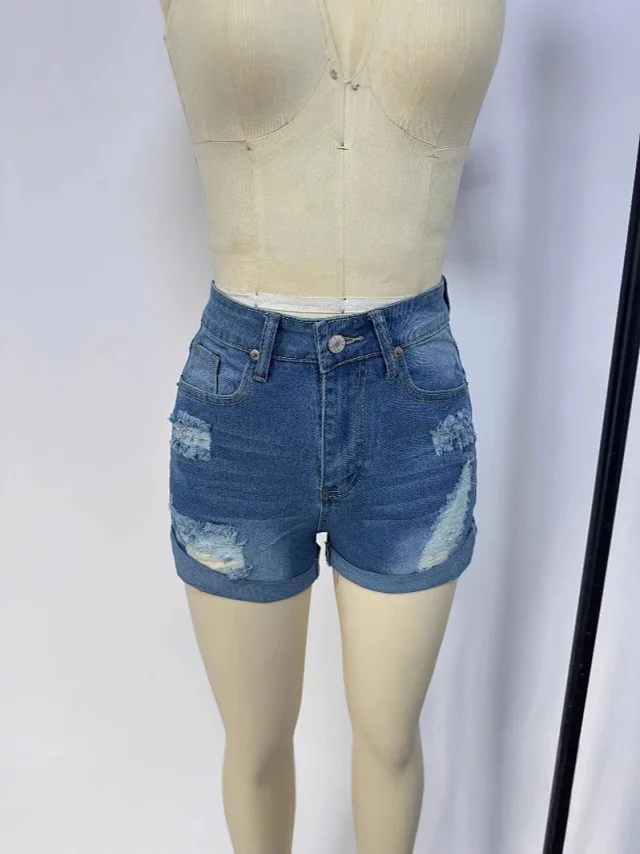 Amazon 2025 Summer Denim Shorts for Women Detail