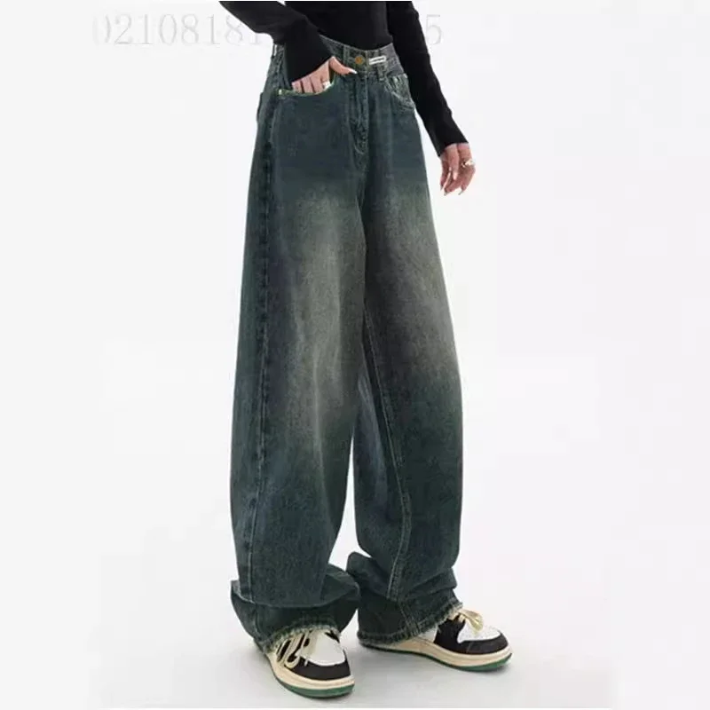 Vintage Design Wide-Leg Pants