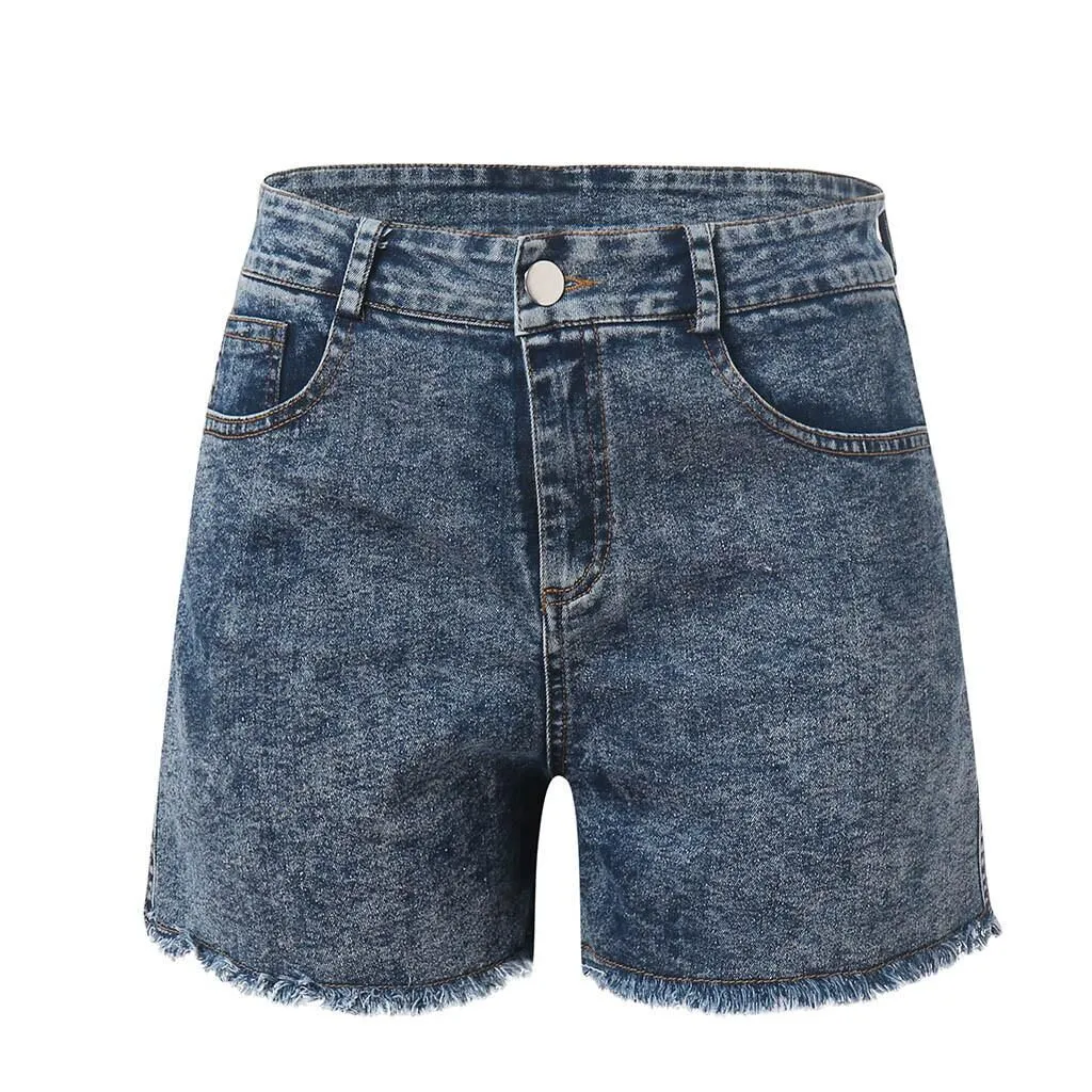 AliExpress Hot-selling Stretch Slim Thin Denim Shorts for Women