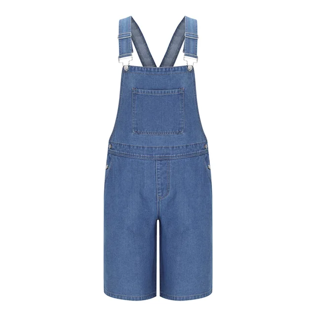 2025 Spring/Summer Men's Euro Luxury Denim Shortalls Detail
