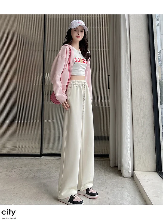 2025 Fall Wide-Leg Pants for Women Detail