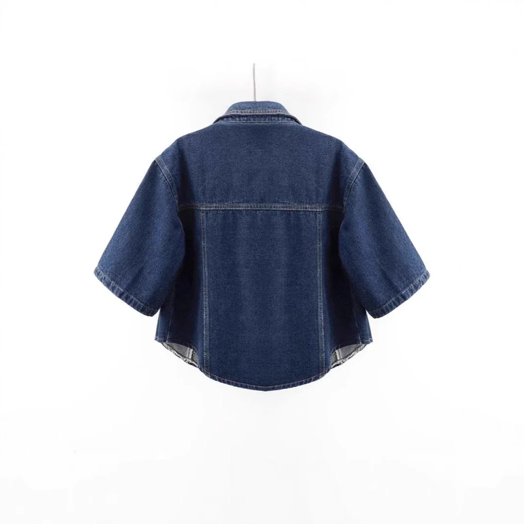 2025 Spring/Summer Women's Short Denim Jacket