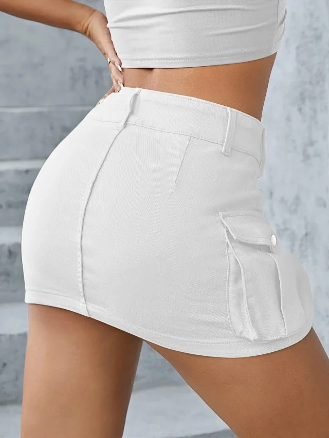 Autumn New Street Mini Skirt Detail