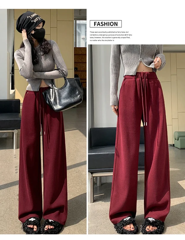2025 Fall New Women's Flare Pants with Rivets Detail
