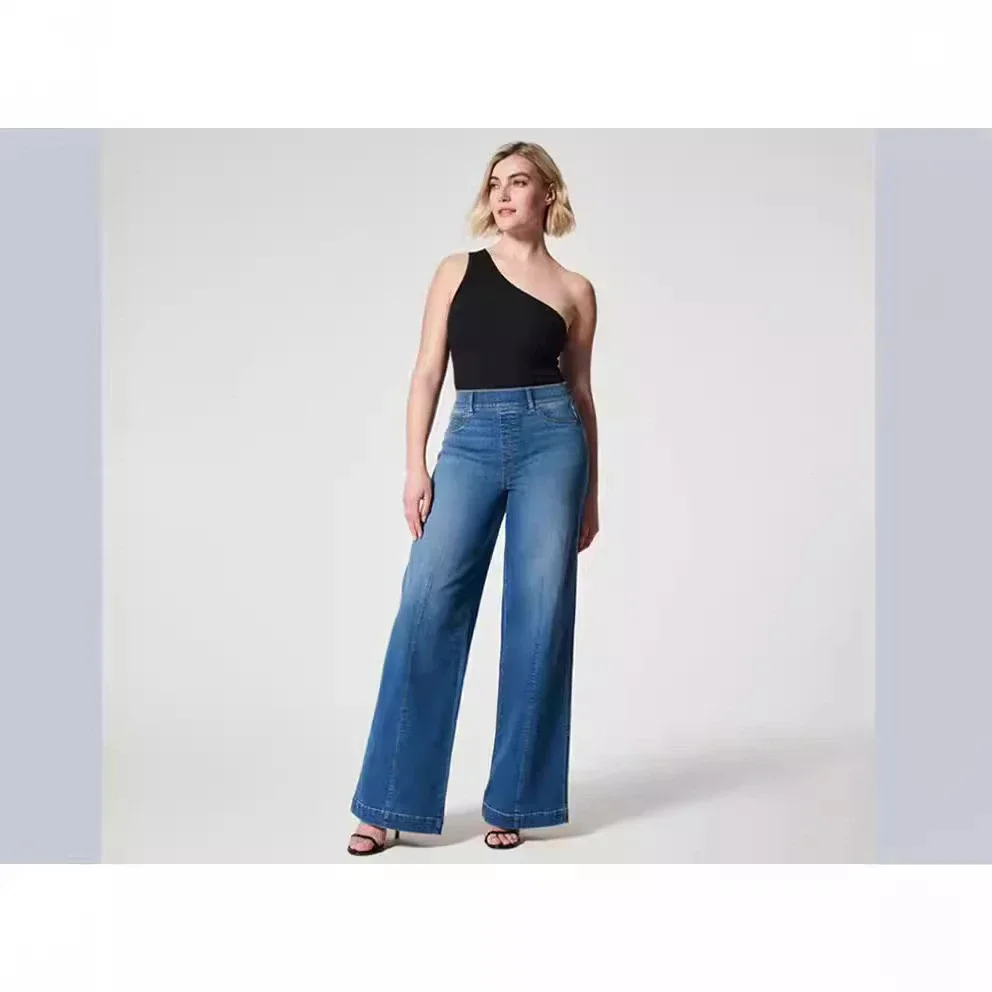 Fashionable Stretch Denim Pants for Women