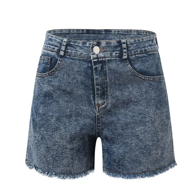 AliExpress Hot-selling Stretch Slim Thin Denim Shorts for Women Detail