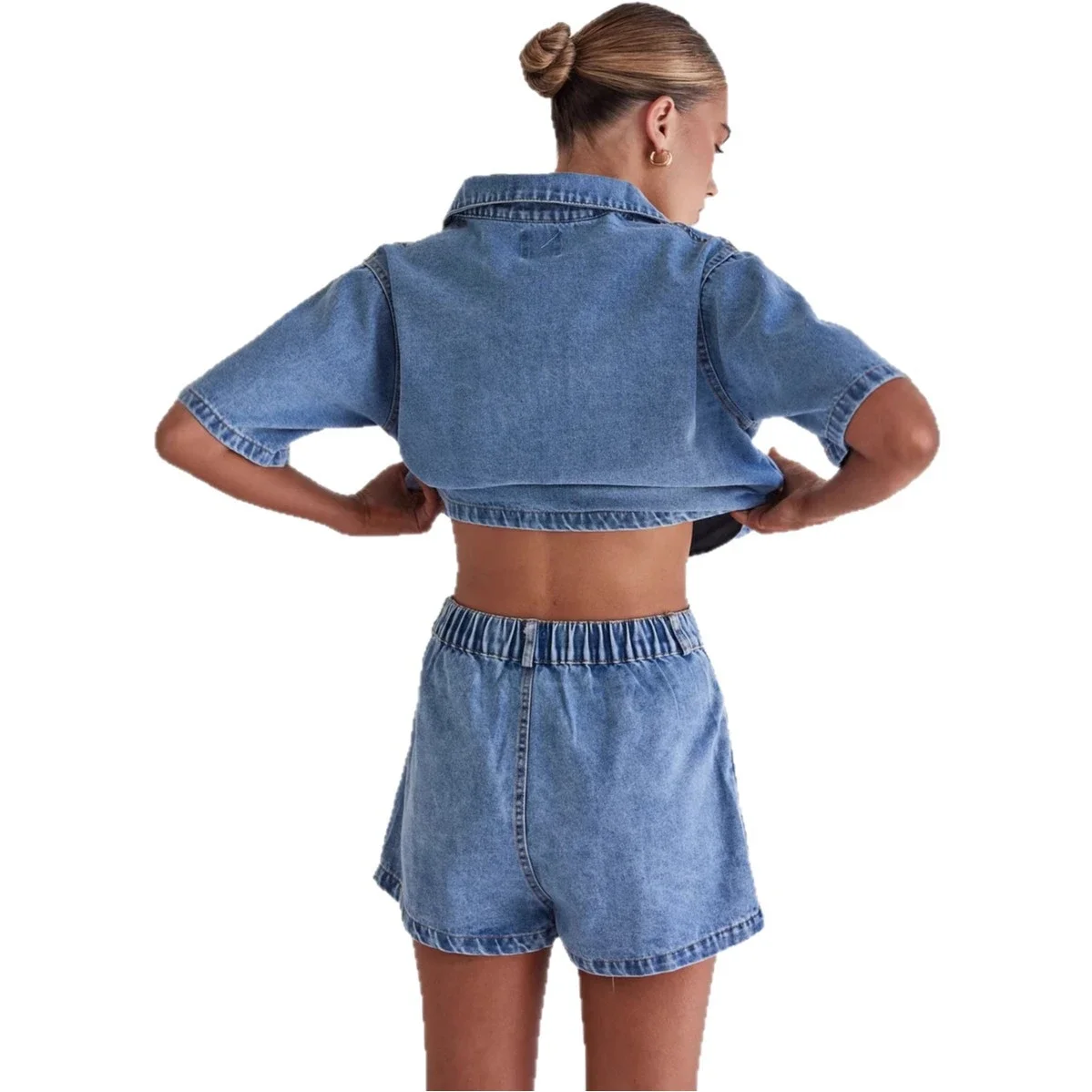2025 Trendy Western Workwear Denim Set
