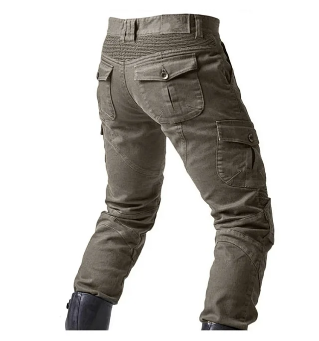 Men's Motorcycle Jeans Detail
