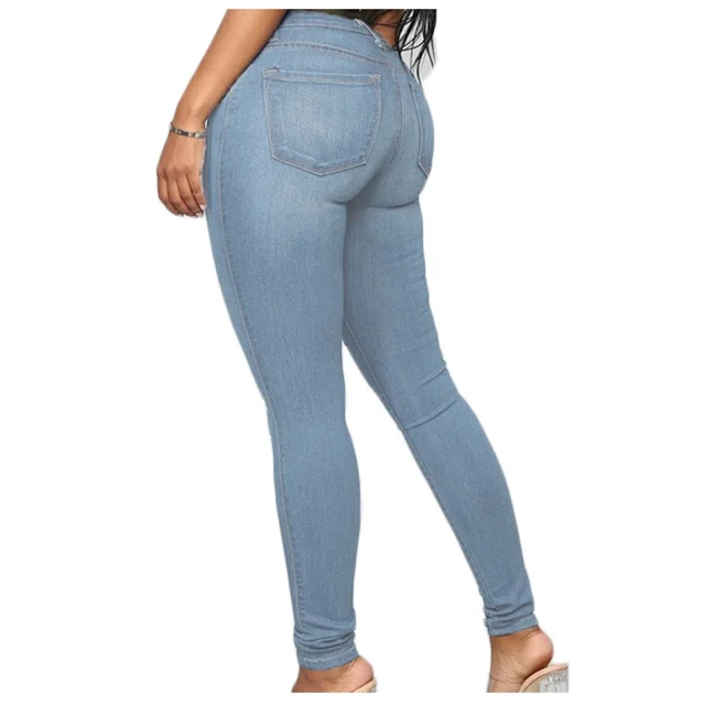 Women's Slim Denim Fashion Skinny Pants Detail