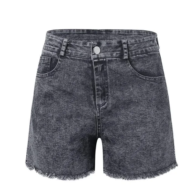 AliExpress Hot-selling Stretch Slim Thin Denim Shorts for Women Detail