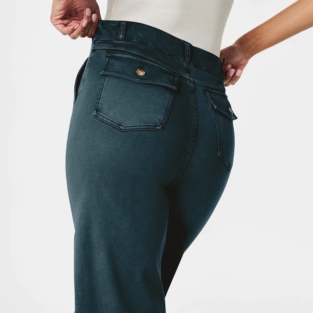 Overseas Sourcing Loose Straight Wide-Leg Jeans Detail