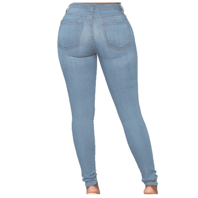 Women's Slim Denim Fashion Skinny Pants Detail