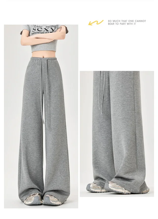 2025 Fall Women's Air Layer Wide - Leg Trousers Detail