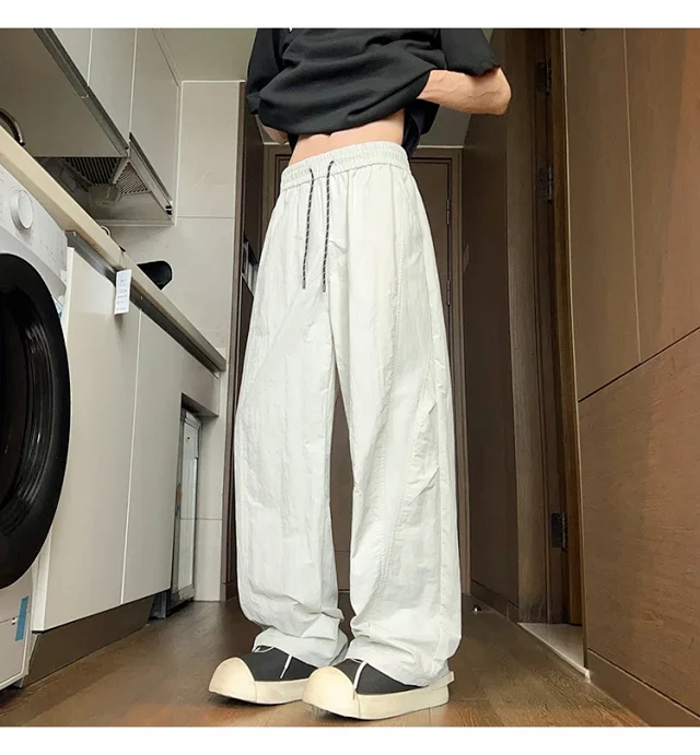 Men's Laser - Holed Quick - Dry Ice Silk Pants Detail
