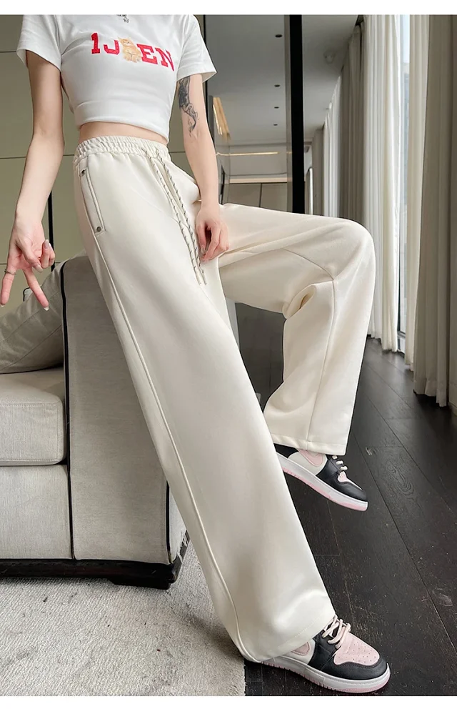 2025 Fall Wide-Leg Pants for Women Detail