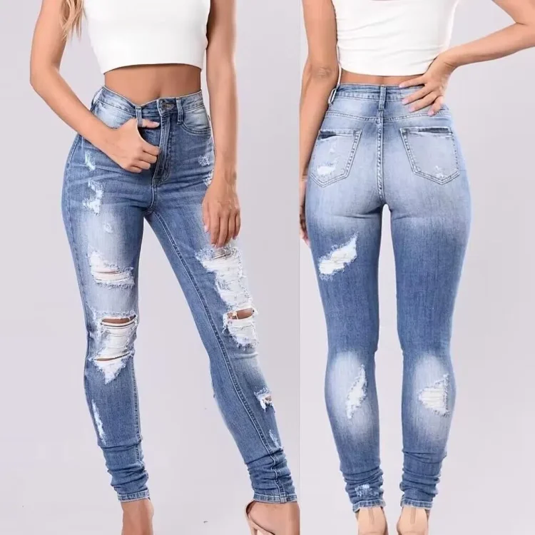 Western Cowboy Ripped Women's Wear