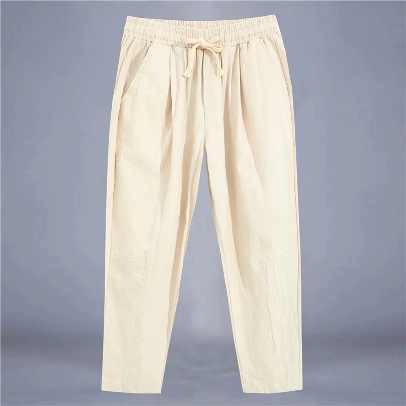 Men's Summer Linen Loose Pants