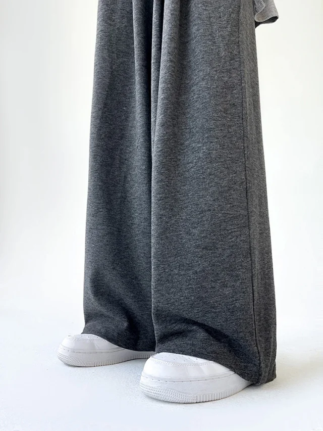 2025 Early Autumn Loose Wide - leg Pants for Women Detail