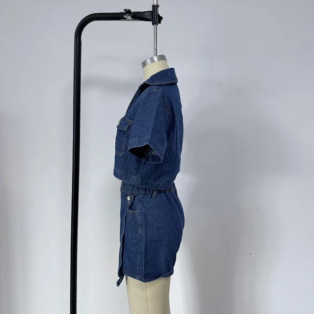 2025 Trendy Western Workwear Denim Set Detail