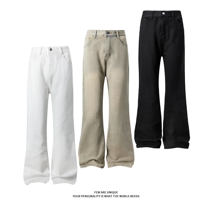 American Retro Washed White Jeans